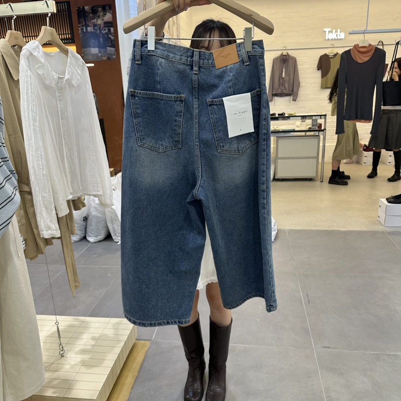 TIZZI韓國代購女裝新款真品時尚人氣熱賣休閑推薦牛仔褲TIZZI牛仔褲