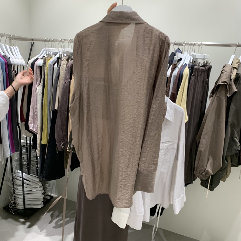 VENIR-A韓國代購26秋季新品真品推薦人氣休閑襯衫蕾絲衫VENIR-A襯衫/蕾絲衫