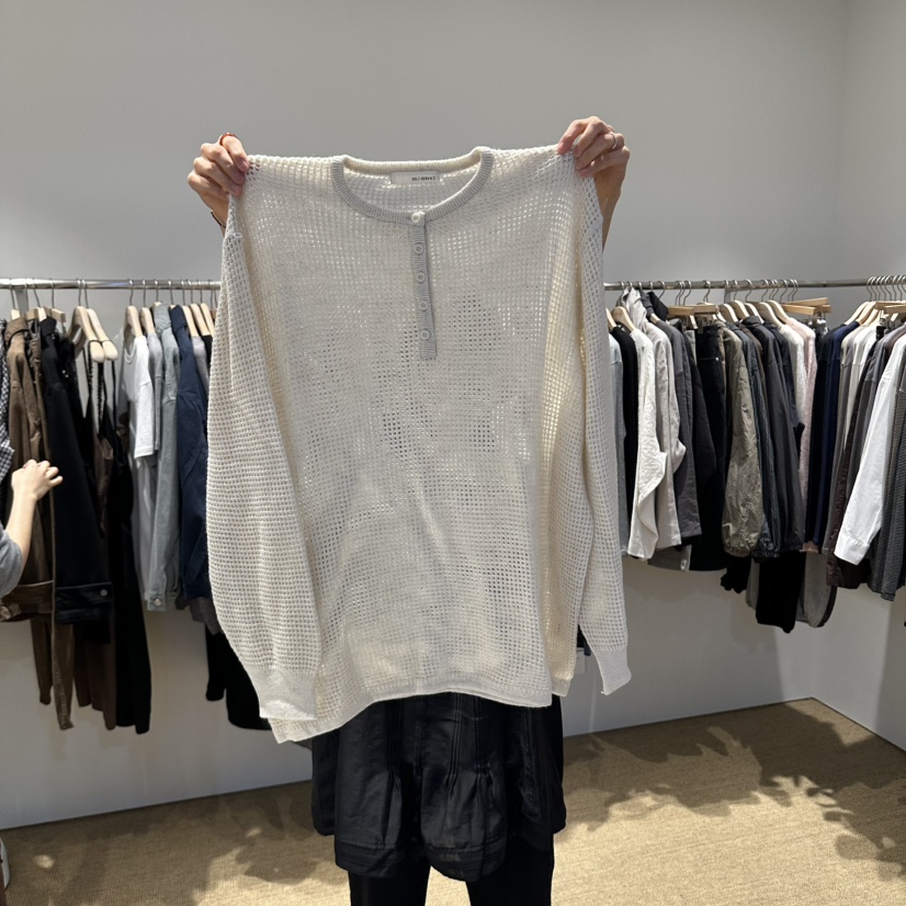 SELF SERVICE/MASOF東大門直郵26秋冬新品真品針織衫荷葉邊SELF SERVICE/MASOF針織衫圖色3