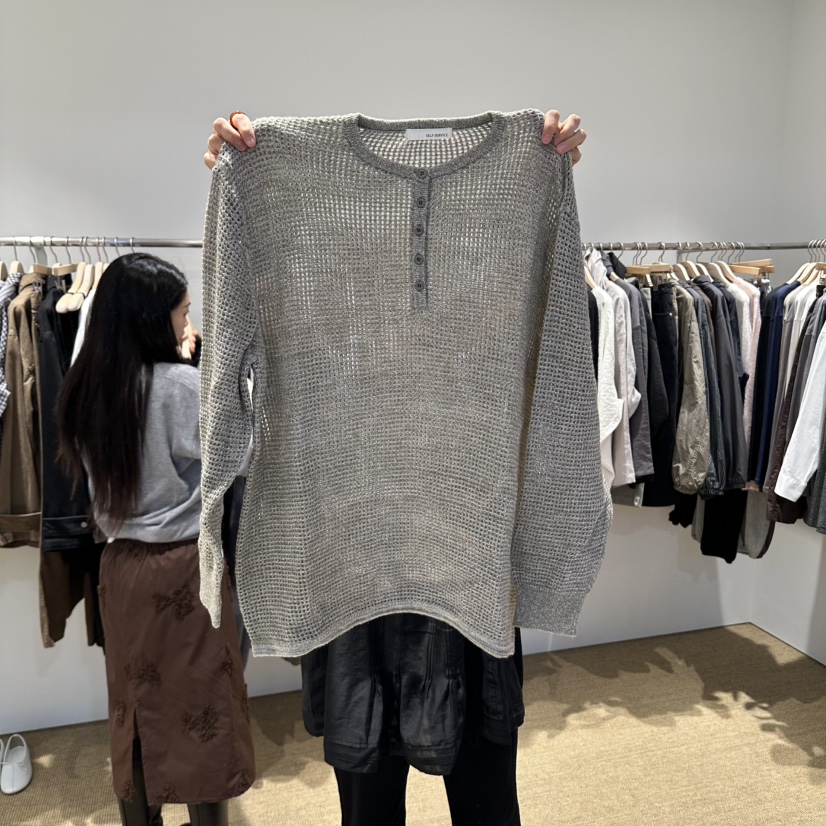 SELF SERVICE/MASOF東大門直郵26秋冬新品真品針織衫荷葉邊SELF SERVICE/MASOF針織衫圖色4