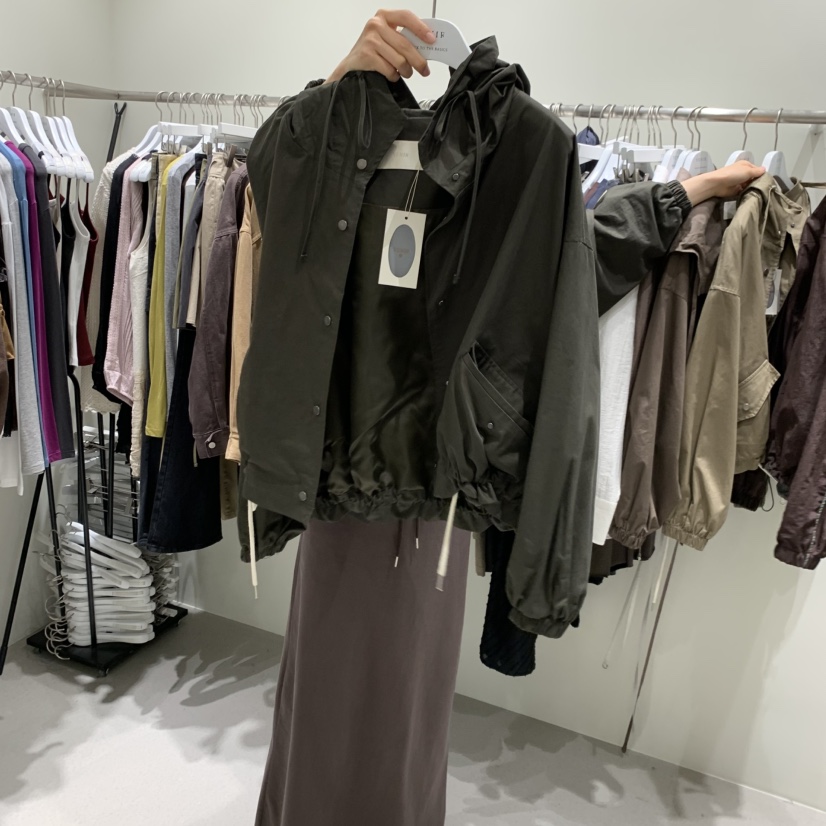 VENIR-A東大門直郵女裝新品休閑推薦人氣熱賣時尚夾克連帽VENIR-A夾克圖色1