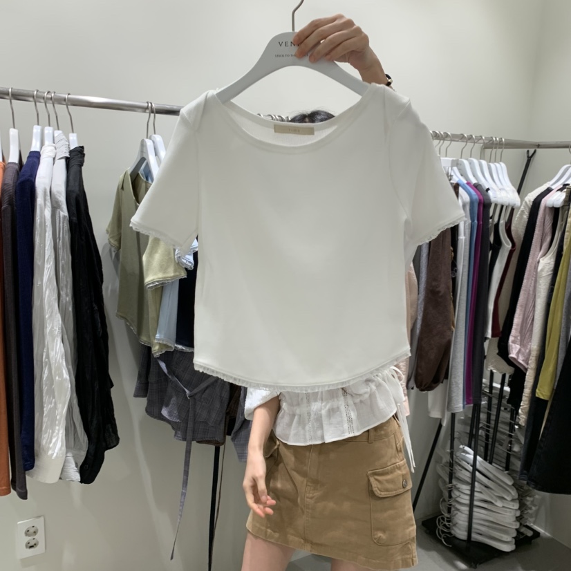 VENIR-A東大門直郵女裝新款休閑推薦人氣熱賣真品時尚T恤VENIR-AT恤圖色1