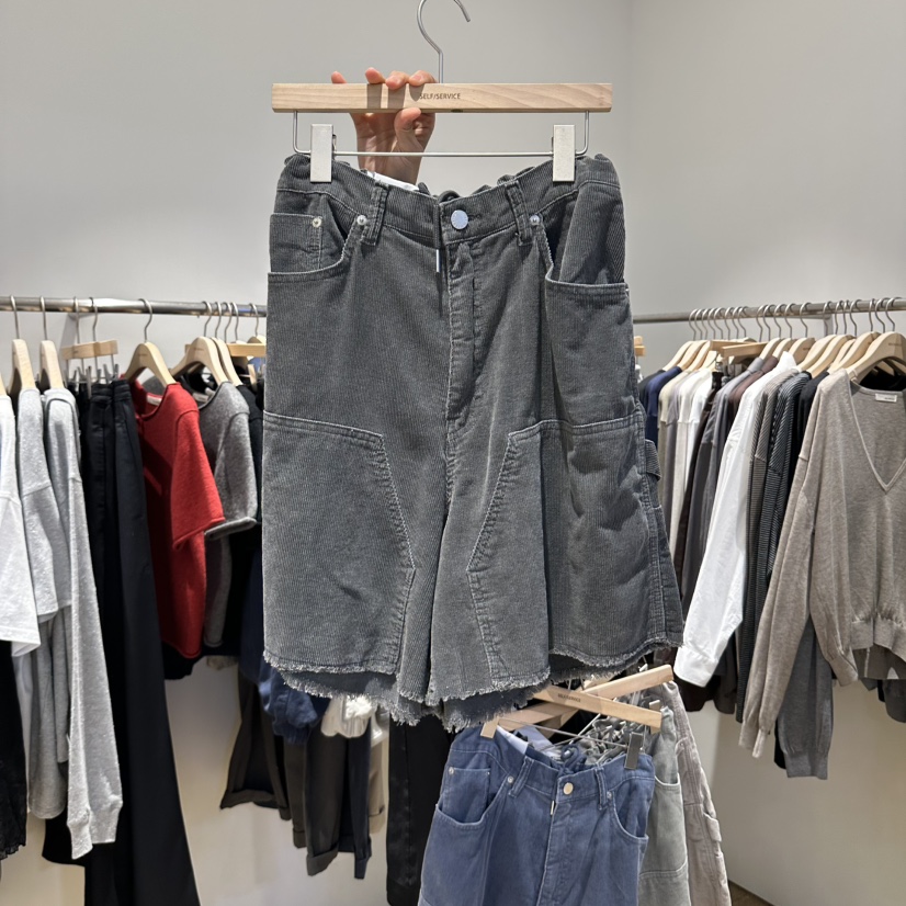 SELF SERVICE/MASOF東大門代購女士新品休閑短褲燈芯絨SELF SERVICE/MASOF短褲圖色3