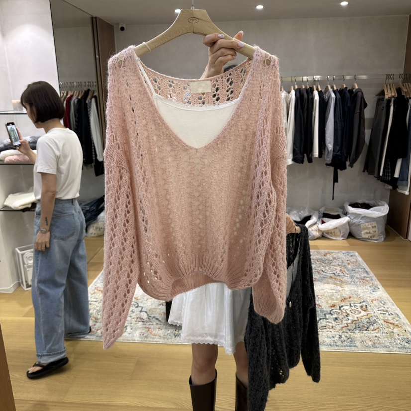 TIZZI東大門直郵女裝新品推薦人氣時尚真品針織衫不含內搭TIZZI針織衫圖色2