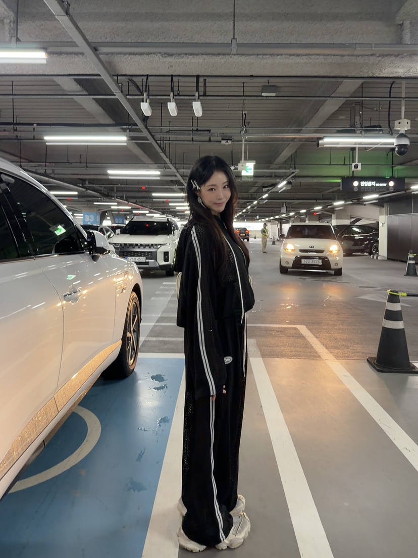 PALETTE-Q韓國直郵女士新款推薦人氣休閑休閑褲蕾絲運動PALETTE-Q休閑褲