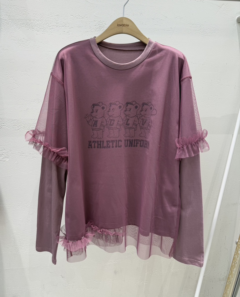 LOVABLE-L韓國代購女裝新品推薦休閑人氣時尚熱賣長袖T恤LOVABLE-L長袖T恤圖色1