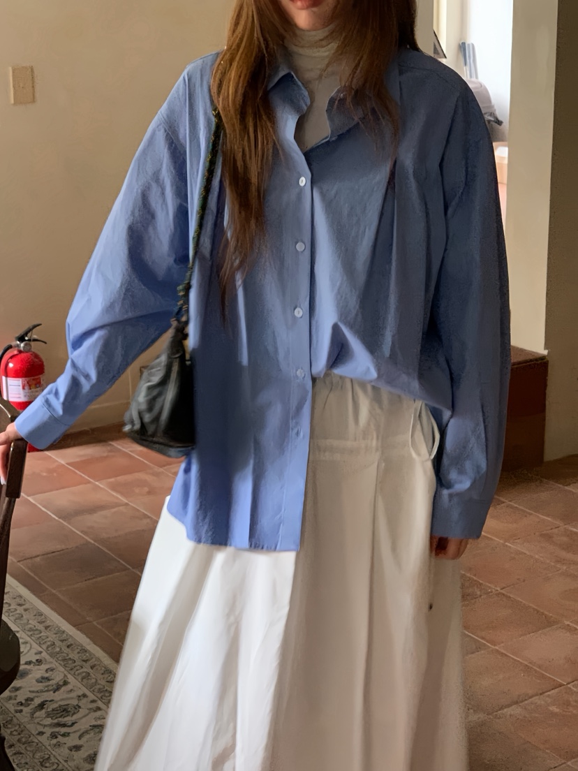 MOMENTUM韓國代購女士新款職業時尚26春夏襯衫蕾絲衫褶裥MOMENTUM襯衫/蕾絲衫