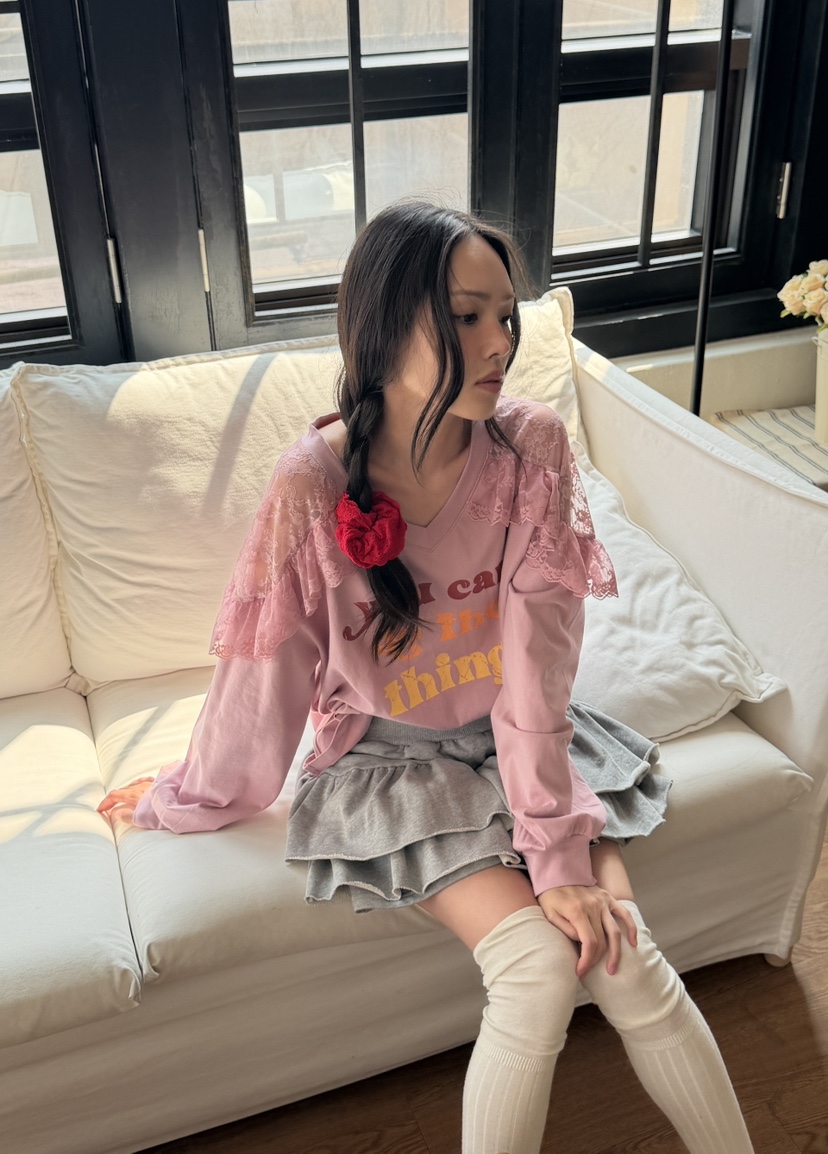 LOVABLE-L東大門實拍女裝新品熱賣人氣推薦休閑職業長袖T恤LOVABLE長袖T恤