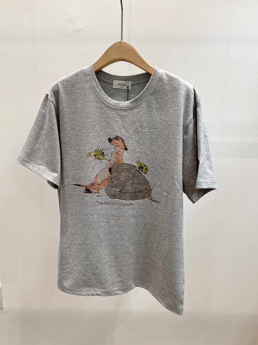 GLAD SOME韓國直郵女士新品人氣時尚真品熱賣推薦休閑T恤GLAD SOMET恤圖色1