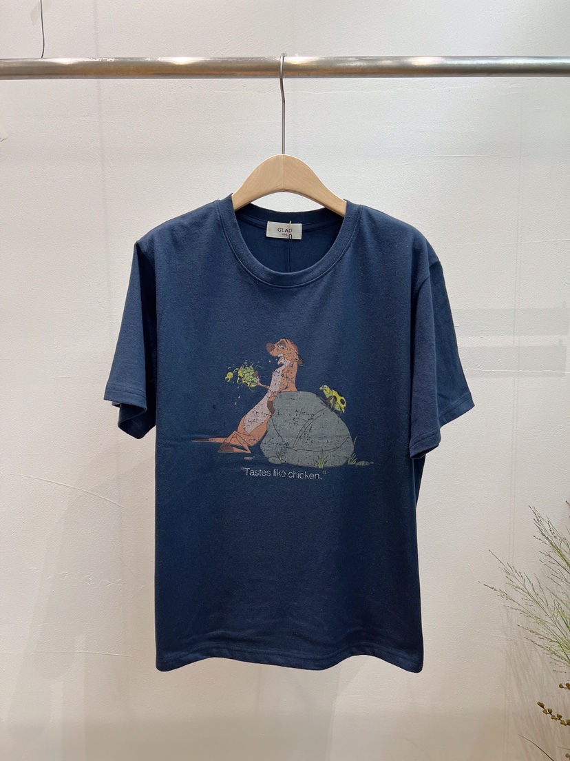 GLAD SOME韓國直郵女士新品人氣時尚真品熱賣推薦休閑T恤GLAD SOMET恤圖色2