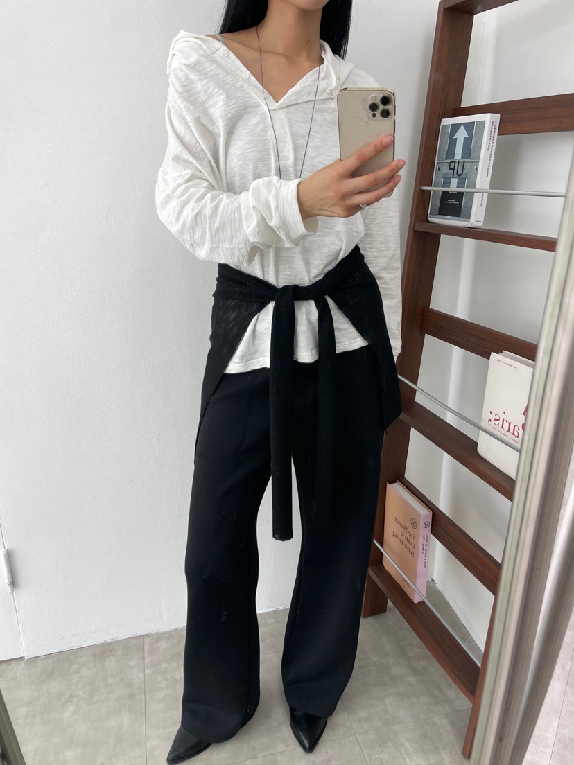 DE GO YOU韓國直郵女裝新品推薦熱賣休閑長袖T恤連帽衫DE GO YOU長袖T恤
