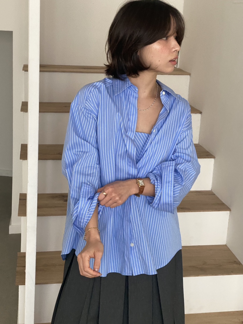 ERUME韓國直郵女裝新款時尚熱賣推薦休閑人氣真品襯衫蕾絲衫ERUME襯衫/蕾絲衫