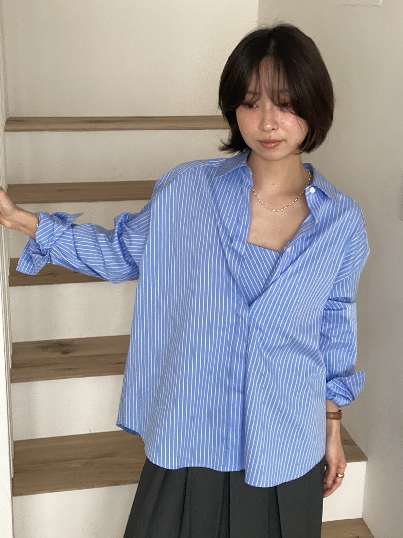 ERUME韓國直郵女裝新款時尚熱賣推薦休閑人氣真品襯衫蕾絲衫ERUME襯衫/蕾絲衫