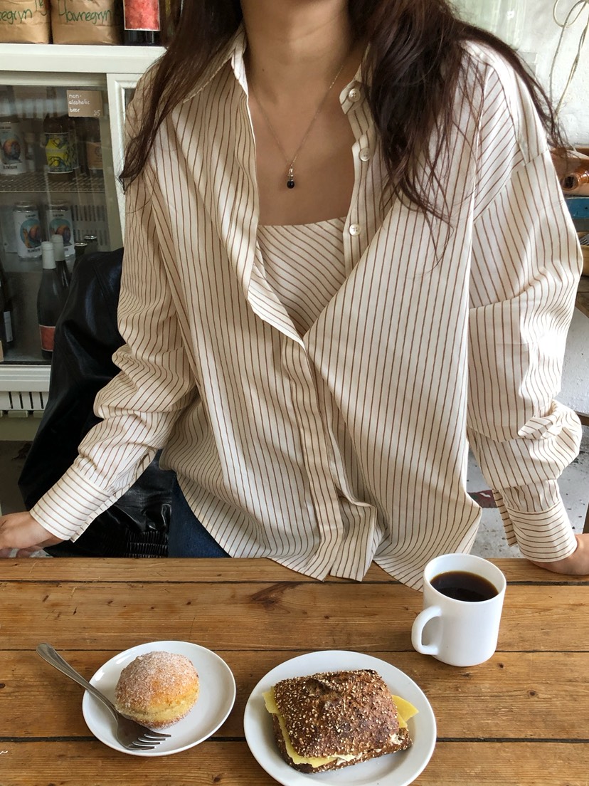 ERUME韓國直郵女裝新款時尚熱賣推薦休閑人氣真品襯衫蕾絲衫ERUME襯衫/蕾絲衫