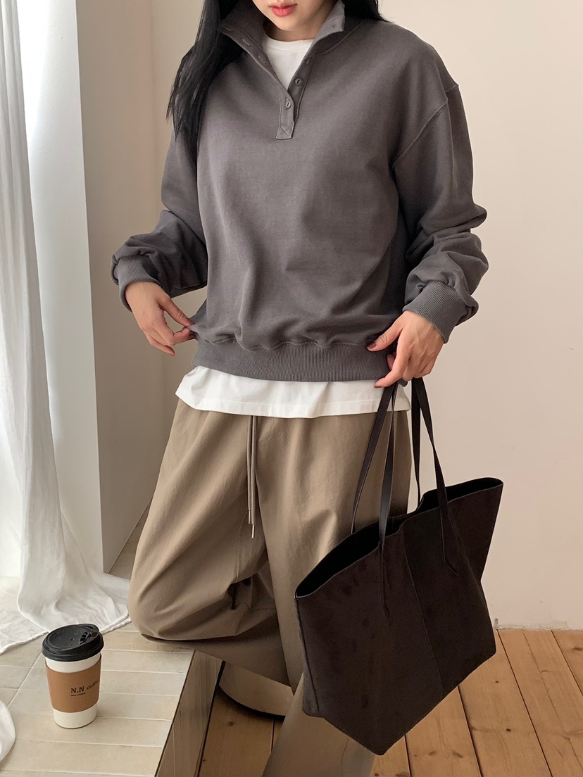 BLEECKER韓國直郵女士新品真品休閑熱賣推薦人氣衛衣紐扣BLEECKER衛衣
