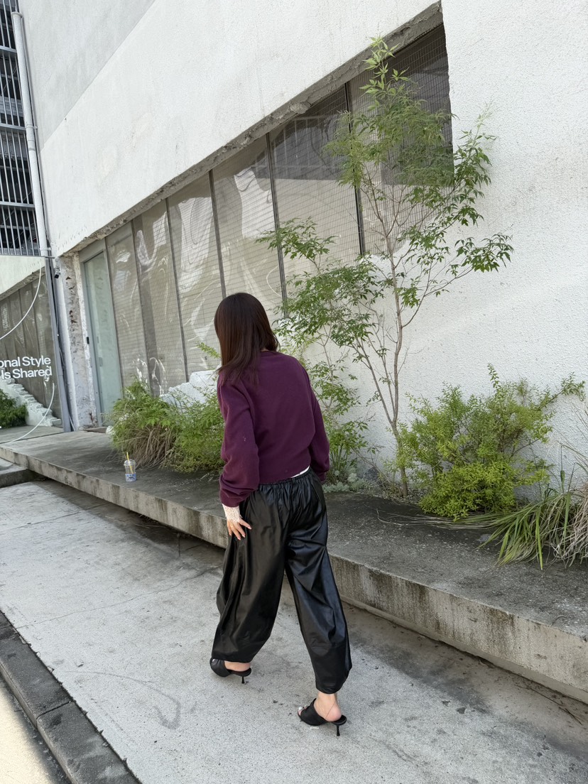 FRANC—L韓國直郵女裝新款時尚休閑真品人氣推薦休閑褲皮革FRANC休閑褲