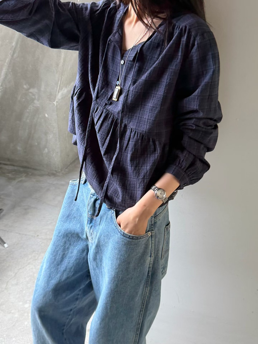 ARKIE/TAF東大門代購女士新品推薦休閑時尚人氣襯衫蕾絲衫ARKIE/TAF襯衫/蕾絲衫