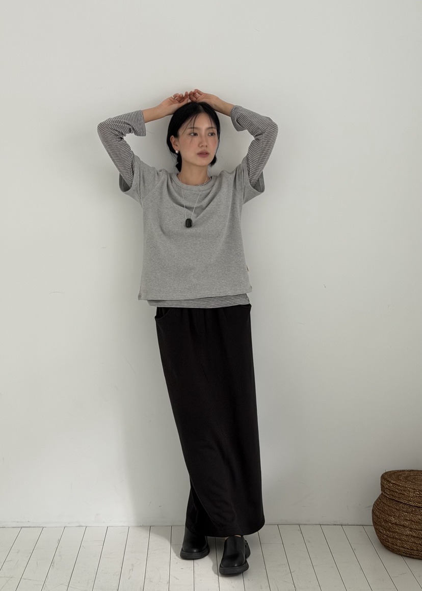 AMY GRACE-A韓國代購女裝新款真品休閑時尚推薦熱賣T恤AMY GRACET恤圖色2
