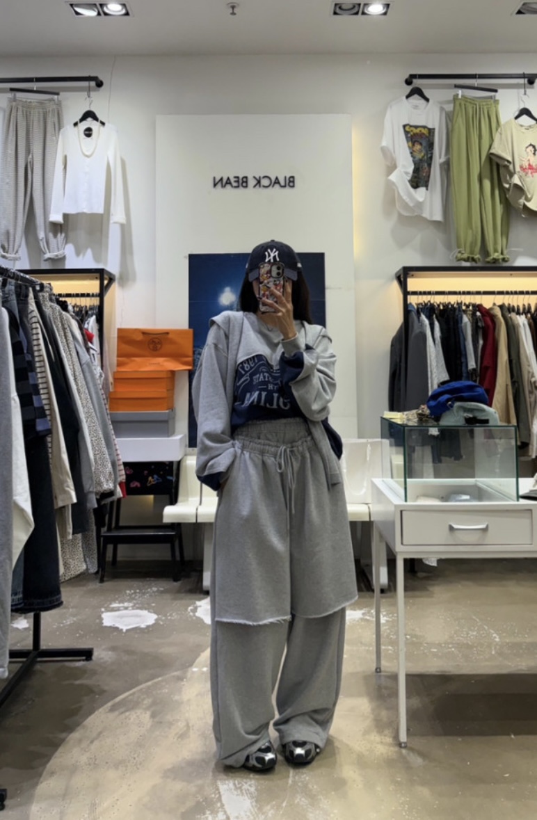 LADYBLACK/THE BLACK韓國代購女裝新品熱賣人氣休閑衛衣LADYBLACK/THE BLACK衛衣