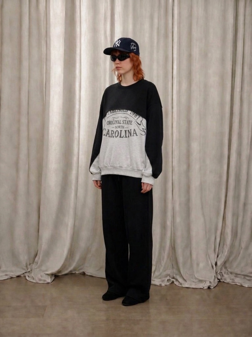 LADYBLACK/THE BLACK韓國代購女裝新品熱賣人氣休閑衛衣LADYBLACK/THE BLACK衛衣