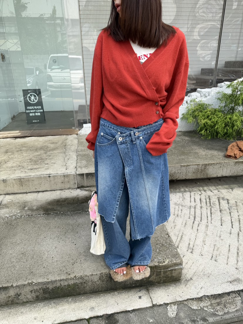 FRANC—L東大門代購女裝新款真品推薦時尚人氣熱賣裙褲疊穿FRANC裙褲