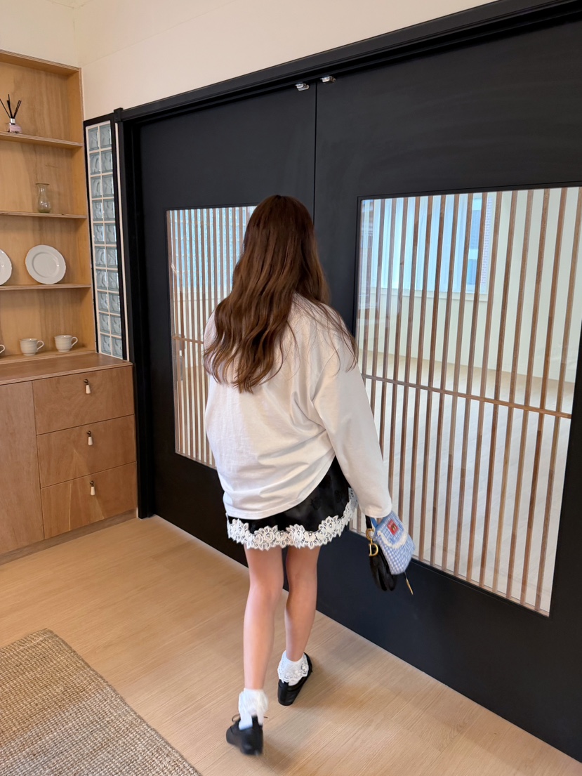 BOUTIQUE-L東大門代購女裝新款推薦休閑真品人氣短裙蕾絲BOUTIQUE-L短裙