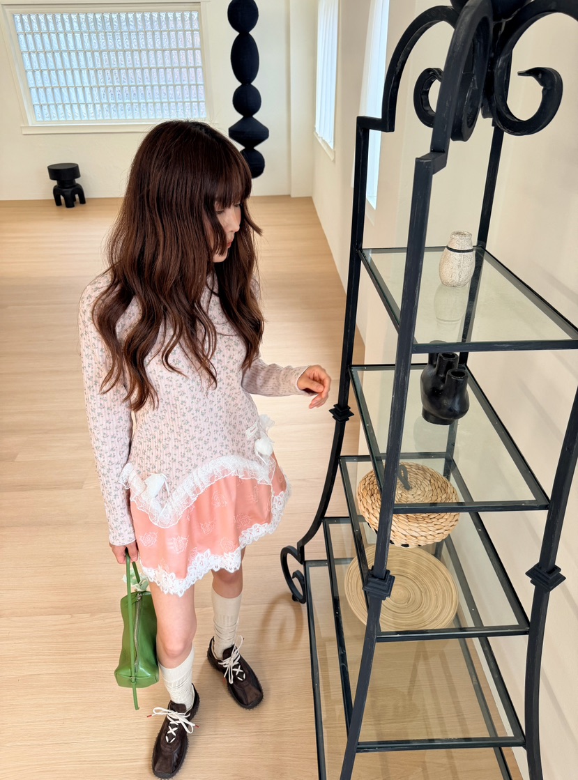 BOUTIQUE-L東大門代購女裝新款推薦休閑真品人氣短裙蕾絲BOUTIQUE-L短裙圖色3