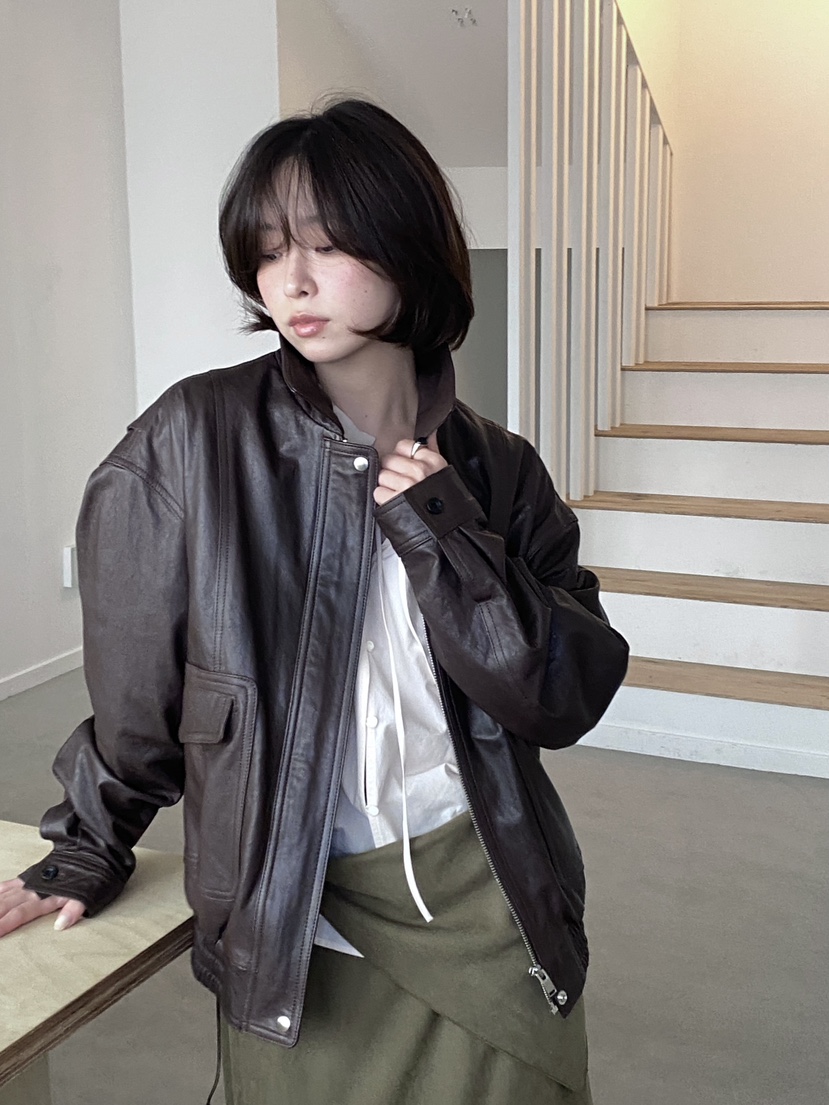 ERUME東大門代購女裝新款人氣時尚真品推薦熱賣休閑皮衣皮革ERUME皮衣