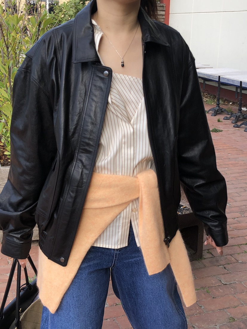 ERUME東大門代購女裝新款人氣時尚真品推薦熱賣休閑皮衣皮革ERUME皮衣