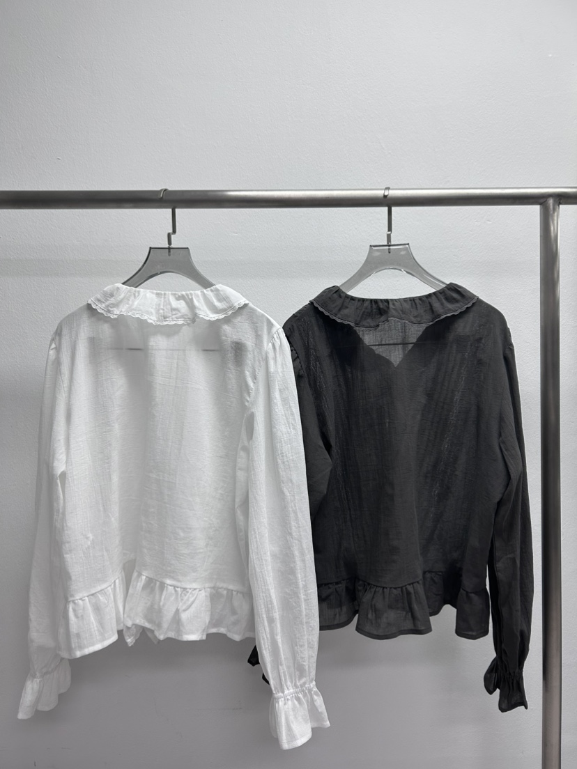 LADYBLACK/THE BLACK韓國直郵女士新款真品休閑襯衫蕾絲衫LADYBLACK/THE BLACK襯衫/蕾絲衫