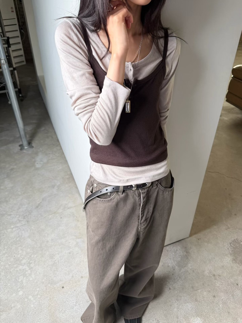 ARKIE/TAF韓國直郵女士新品真品人氣時尚休閑熱賣長袖T恤ARKIE/TAF長袖T恤