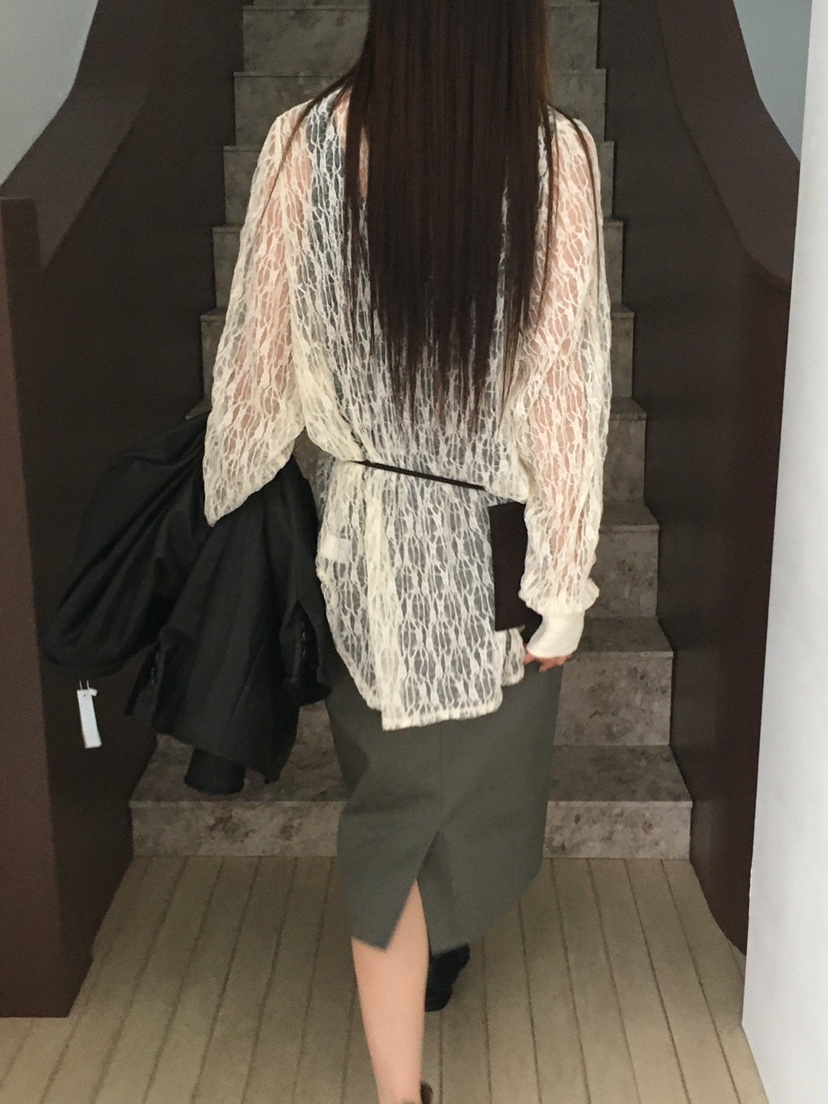 MINIMUZE東大門實拍女士新品時尚熱賣休閑推薦襯衫蕾絲衫MINIMUZE襯衫/蕾絲衫