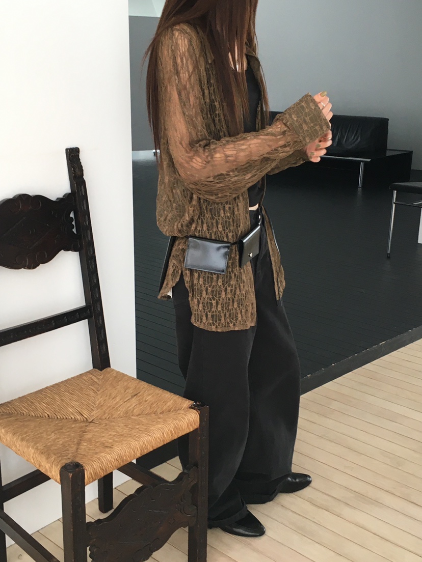 MINIMUZE東大門實拍女士新品時尚熱賣休閑推薦襯衫蕾絲衫MINIMUZE襯衫/蕾絲衫