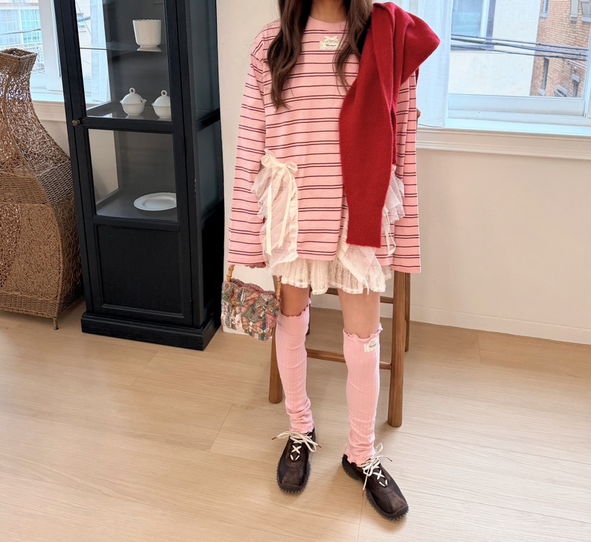 BOUTIQUE-L東大門直郵女裝新品推薦真品熱賣休閑長袖T恤BOUTIQUE-L長袖T恤