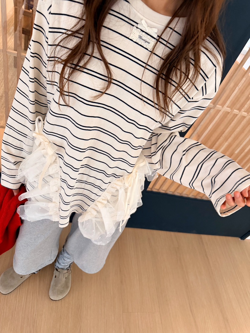 BOUTIQUE-L東大門直郵女裝新品推薦真品熱賣休閑長袖T恤BOUTIQUE-L長袖T恤