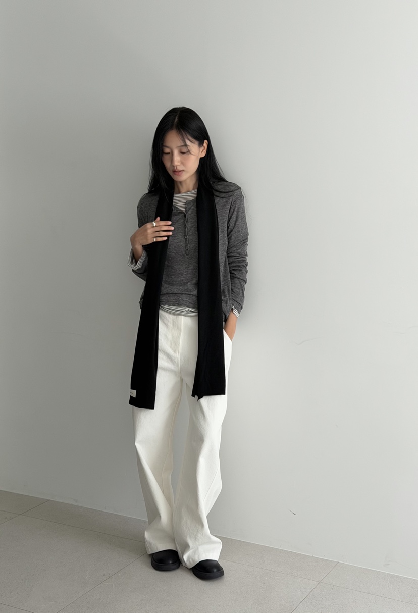 AMY GRACE-A東大門代購女裝新款休閑熱賣推薦長袖T恤紐扣AMY GRACE長袖T恤