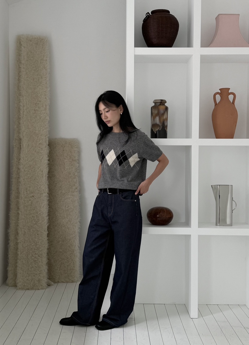 AMY GRACE-A東大門代購女裝新品人氣真品推薦時尚牛仔褲AMY GRACE牛仔褲
