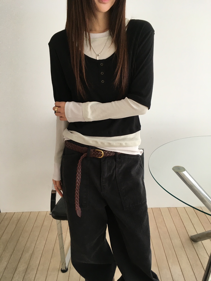 MINIMUZE東大門代購女裝新品熱賣休閑人氣時尚真品長袖T恤MINIMUZE長袖T恤