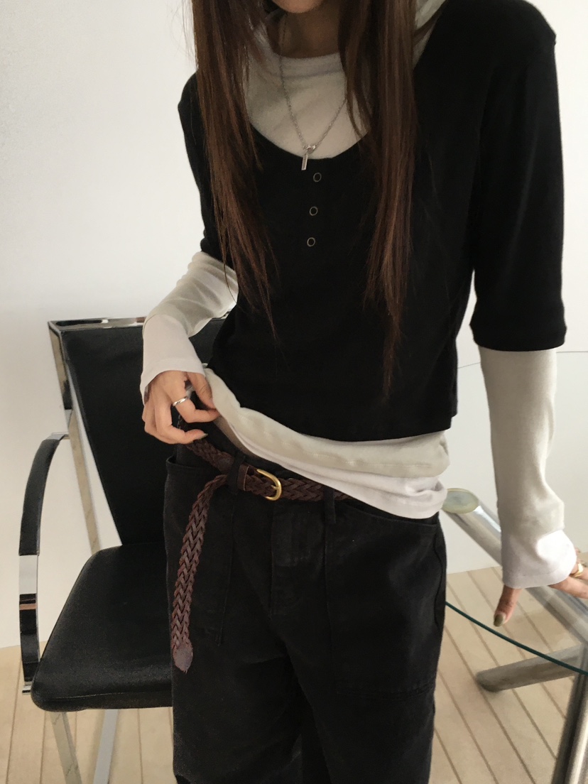 MINIMUZE東大門代購女裝新品熱賣休閑人氣時尚真品長袖T恤MINIMUZE長袖T恤