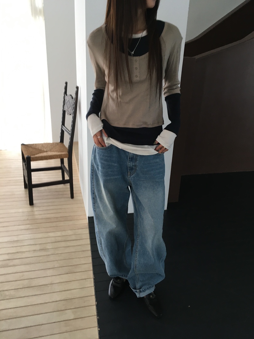 MINIMUZE東大門代購女裝新品熱賣休閑人氣時尚真品長袖T恤MINIMUZE長袖T恤