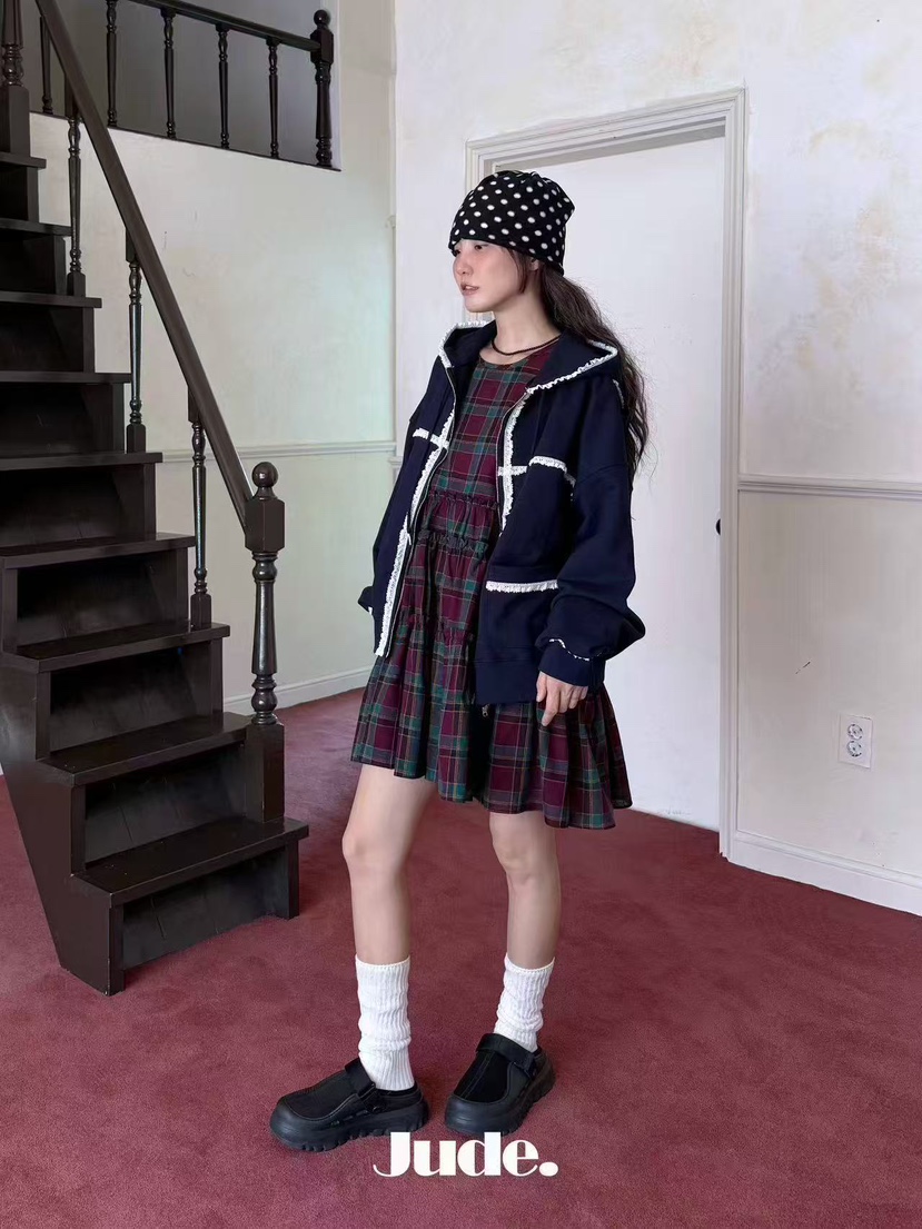 HEYJUDE韓國代購女裝新款休閑時尚熱賣推薦人氣真品連衣裙HEYJUDE連衣裙