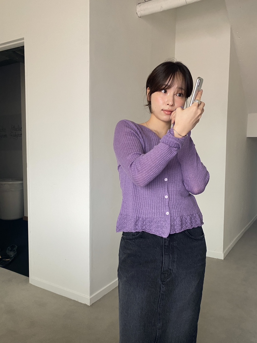 ERUME韓國直郵女裝新款真品時尚休閑推薦人氣熱賣針織衫手工ERUME針織衫