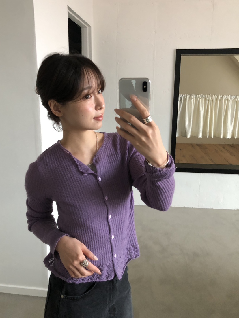 ERUME韓國直郵女裝新款真品時尚休閑推薦人氣熱賣針織衫手工ERUME針織衫