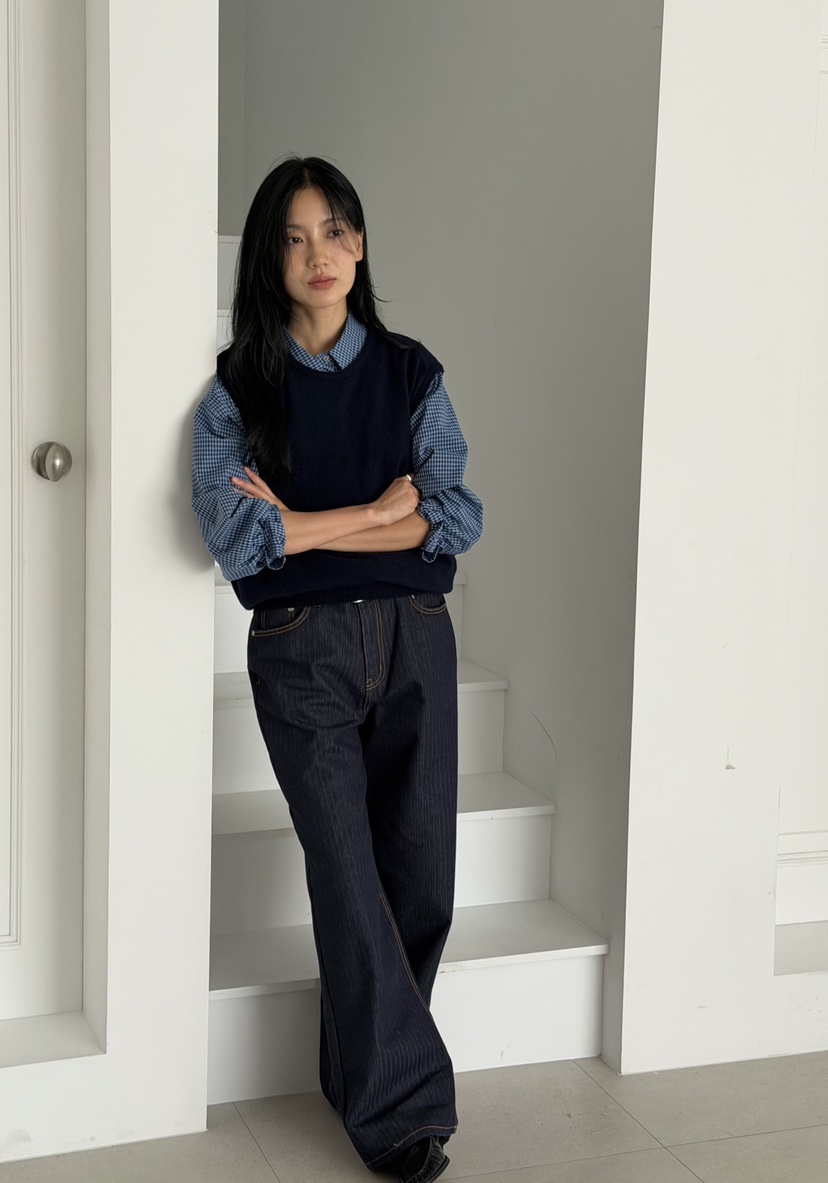 AMY GRACE-A東大門實拍女士新款人氣真品熱賣牛仔褲不褪色AMY GRACE牛仔褲