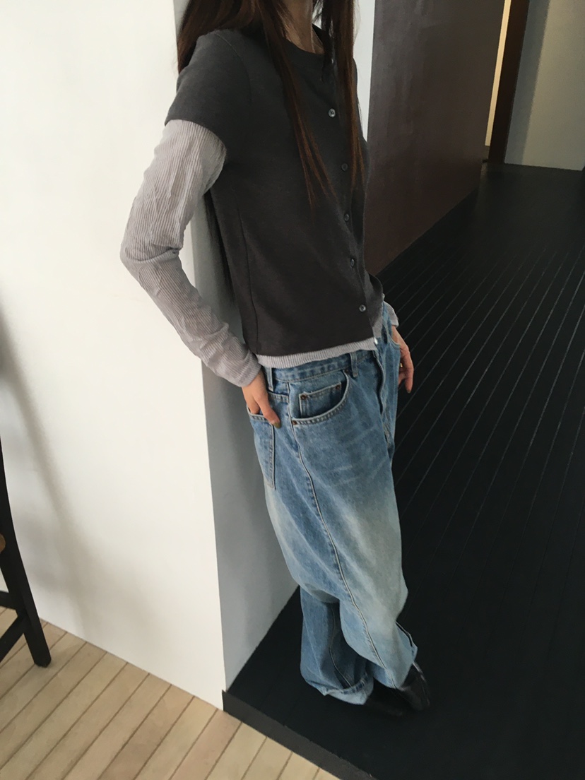 MINIMUZE韓國直郵女裝新品真品人氣休閑時尚推薦長袖T恤雙層MINIMUZE長袖T恤