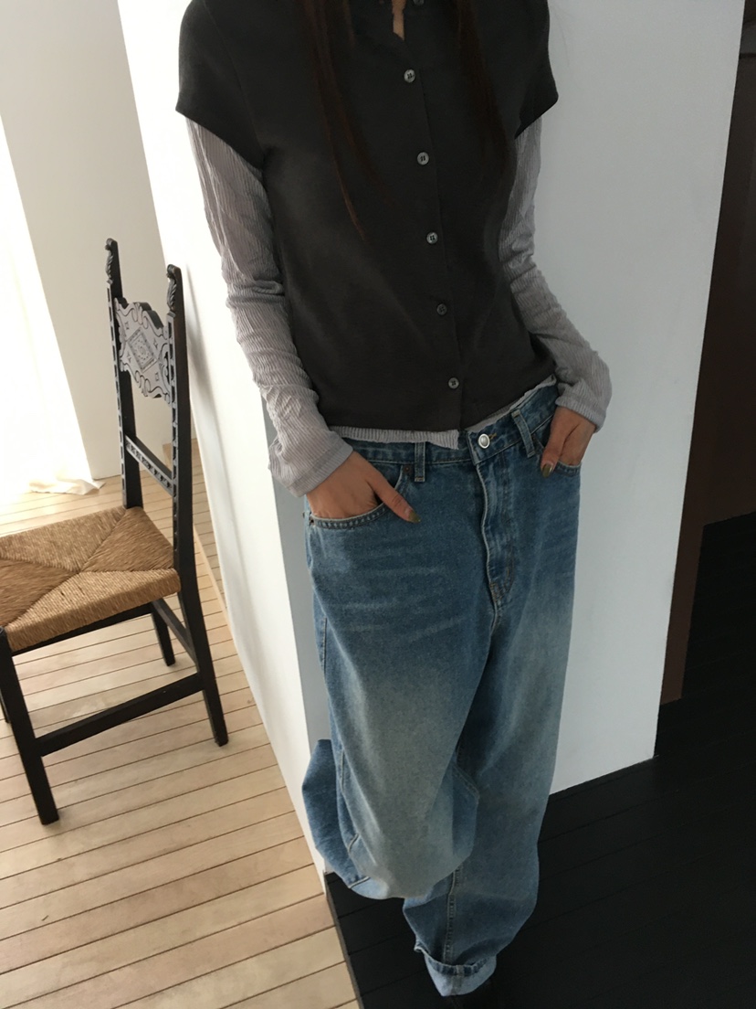 MINIMUZE韓國直郵女裝新品真品人氣休閑時尚推薦長袖T恤雙層MINIMUZE長袖T恤