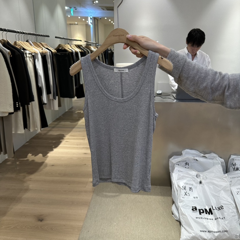 VERVEINE東大門實拍女裝新品真品休閑熱賣推薦人氣吊帶背心VERVEINE吊帶/背心圖色5