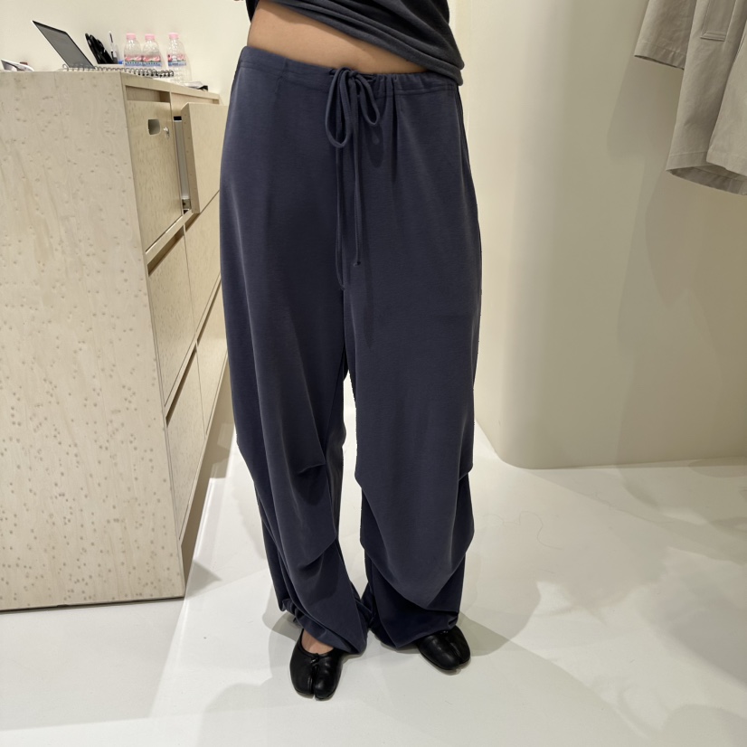 X東大門實拍女士新款人氣推薦休閑時尚真品熱賣休閑褲Still Matter休閑褲圖色1深藍色
