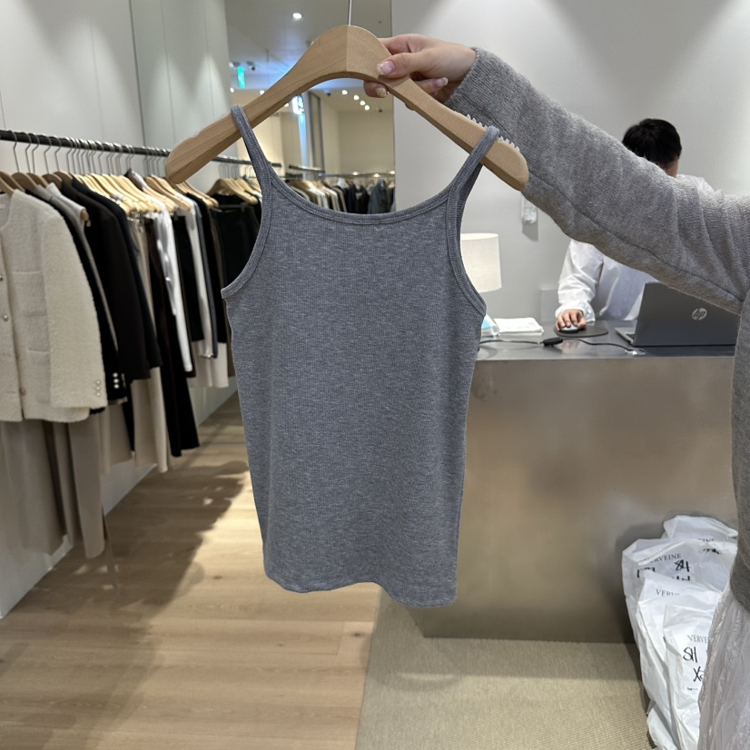 VERVEINE東大門實拍女士新款人氣真品休閑時尚吊帶背心無袖VERVEINE吊帶/背心