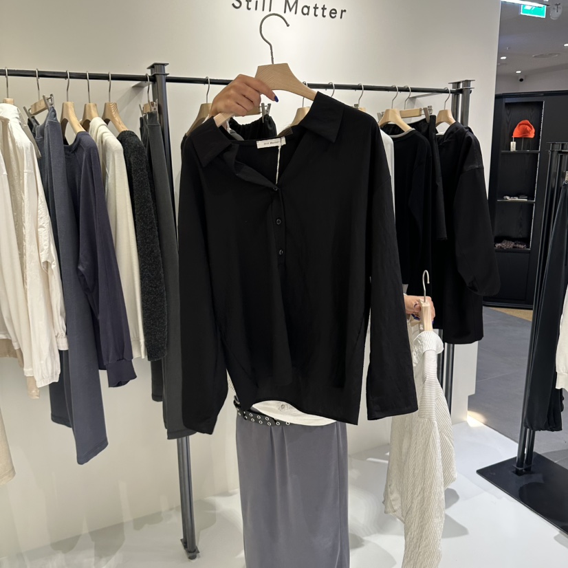X東大門代購女士新款真品時尚推薦人氣休閑熱賣襯衫蕾絲衫Still Matter襯衫/蕾絲衫圖色2